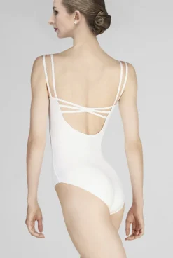 Wear Moi Mauve Double Strap Camisole Leotard