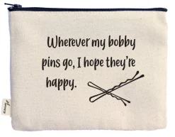 Wherever my bobby pins go, I hope they're happy pouch
